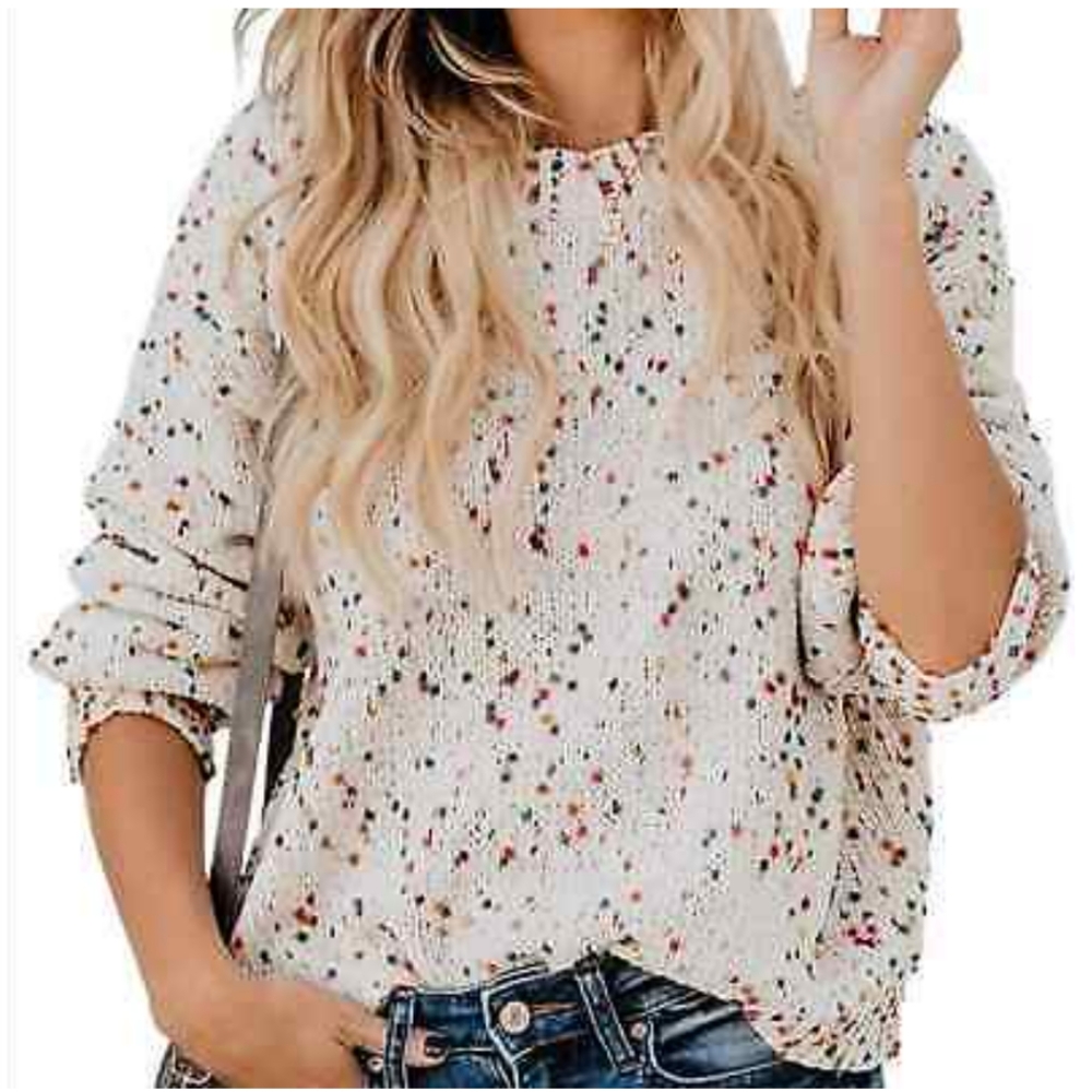 Moon & Madison Chenille Confetti Sweater